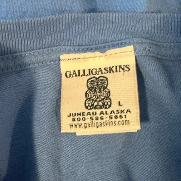 Vintage Galligaskins Alaska Short Sleeve  T Shirt 
Men’s Large - Picture 4 of 7